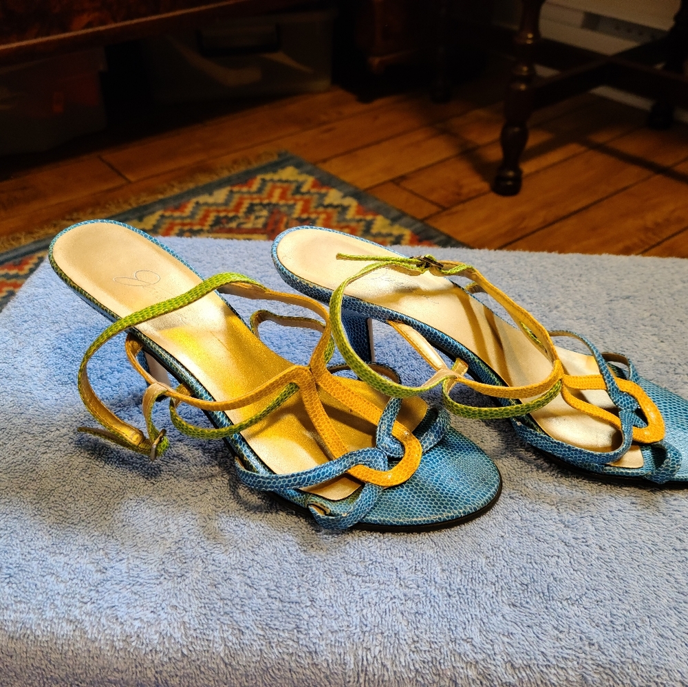 High healed sandals